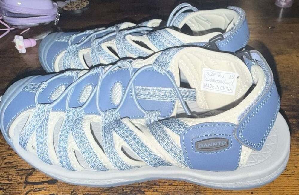 Dannto Closed Toe Hiking Sandals Size EU 36 Blue Water Shoes